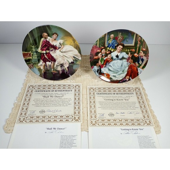 The King and I Knowles Collectors Plates 2 and 3 - Picture 5 of 6